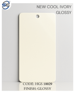 NEW COOL IVORY GLOSSY POWDER COATED panel by Srishti Coatings (Srishti Industries)