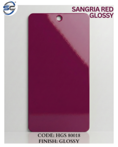 SANGRIA RED GLOSSY PANEL BY SRISHTI COATINGS (SRISHTI INDUSTRIES)
